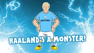 🔥ERLING HAALAND SONG🔥 Haaland's A Monster! (Man City vs Dortmund West Ham Palace Goal Highlights)