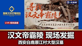 考古大发现 汉文帝霸陵 西安白鹿原江村大型汉墓发掘直播【现场直播】