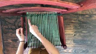 Weaving Chair Seat Pt 2