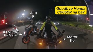 KTM 790 to Honda CB650R Straight Swap?