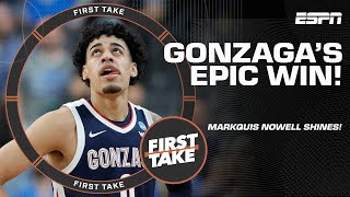Gonzaga-UCLA's epic ending & Seth says he is NOT betting against Markquis Nowell 🫡 | First Take