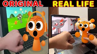 My Life with OREN ( Sprunki ) Begins | Best TikToks of Incredibox Sprunki | Original vs Plush Toys