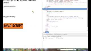 TAMIL STRINGS REPLACE METHOD IN JAVASCRIPT DEMO