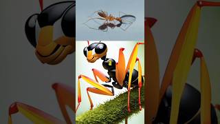 Unbelievable Battles: Jumping Ant Takes on Monster Bug Wars" #shortfeed #youtubeshorts