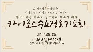 2022.09.21 카이로스수요정오기도회 (말씀:  김광수 박사)