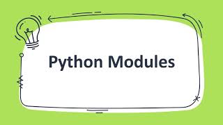 Python Modules part 2: import statements