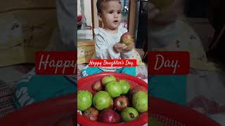 Happy Daughter's Day. #cute #baby #girl #happy #daughters #day #trending #viral #video #shorts