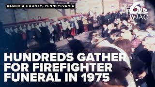 From the archives: Hundreds gather for funeral of fallen Cambria Co. firefighter in 1975