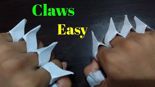 Origami CLAWS easy - No tape no Glue