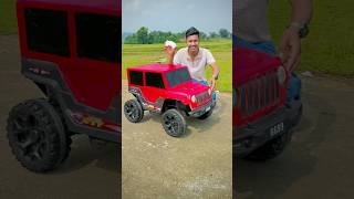 MINI jeep k upar bangaya😁 | mini jeep making cardboard