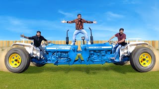 We Made Jumbo Tractor- Will It Work? डबल इंजन वाला महा सुपर ट्रेक्टर🔥