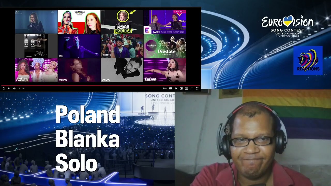 Reaction To Blanka - Solo - Poland At The Eurovision Song Contest 2023 ...