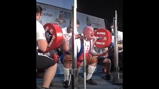 2nd place IPF World Masters II 2021 +120kg class 282,5kg squat 177,5kg benchpress 272,5kg deadlift