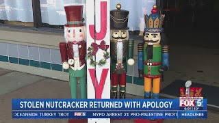 Stolen nutcracker returned with apology