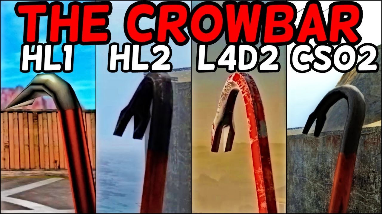 Evolution Of The Crowbar In Valve Games - YouTube