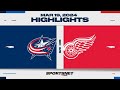 NHL Highlights | Blue Jackets vs. Red Wings - March 19, 2024