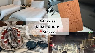 Address Jabal Omar Mecca |Complete hotel tour \u0026 Review | Breakfast and Sky mussalah