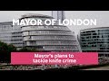 Mayor answers questions about his work to tackle knife crime in London