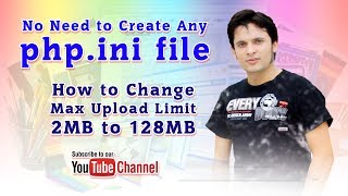 how to change max upload limit 2MB to 128MB in WordPress