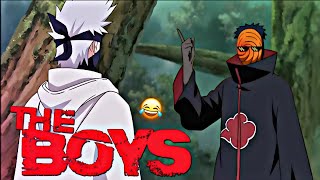 TOBI THUG LIFE || 😶‍🌫️ Tobi Kakashi funny moments 😂sasuke Itachi Sigma moments in hindi #tobiuchiha