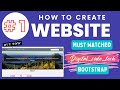 #1 How To Create Website (navbar) Using Bootstrap | Responsive Website Tutorial