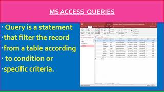 Microsoft Access 2010 Query Form Report