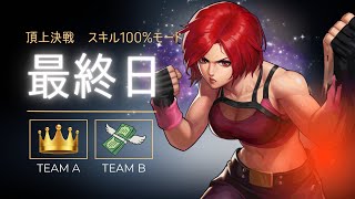 【魔の最終日】連勝が止まらない！！？頂上決戦スキル100%モード【KOF98UMOL】