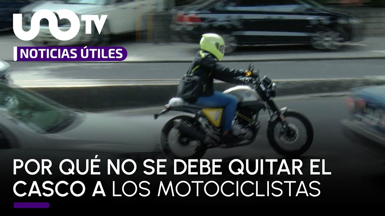 ¿Cuándo Sí Y Cuándo No Se Debe Quitar El Casco A Un Motociclista ...