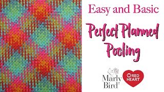 Crochet Planned Pooling Made Easy with Moss Stitch *New Yarn by Red Heart!* [Right Handed]