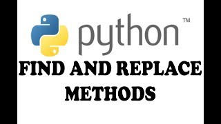 FIND AND REPLACE METHODS IN PYTHON ( URDU / HINDI )