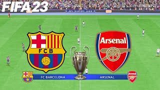 FIFA 23 | Barcelona vs Arsenal - UEFA Champions League - PS5 Gameplay