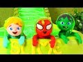 Tommy And His Friends Having Fun In A Slime Pool 💕 Cartoons For Kids