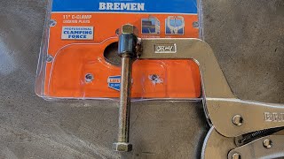 Ultimate locking plier clamp hack Bremen harbor freight