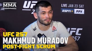 UFC 257: Makhmud Muradov 'Not Satisfied' With Win, But 'Happy' Flying Knee Landed - MMA Fighting