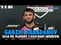 Gadzhi Rabadanov 'Not Scared' of Brent Primus' Wrestling Ahead of PFL Final | 2024 PFL Playoffs