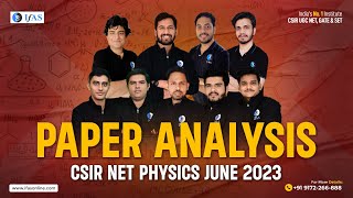 Paper Analysis CSIR NET Physics June 2023