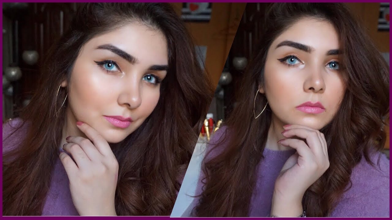 How To Do Winter Glossy Makeup Tutorial Urdu Hindi Nishoo Khan