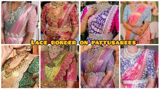 💯 maggam work lace for pattu sarees | maggam work designs | bridal sarees