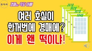 여러 개의 호실이 한꺼번에 경매에?? 이게 왠 떡이냐!ㅣ경매하는직딩아빠