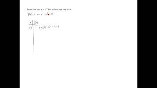 The Intermediate Value Theorem - Problem 2