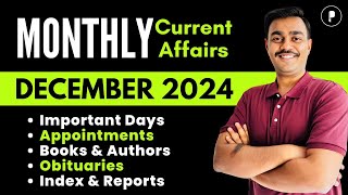 December 2024 - Index \u0026 Reports | Important Days | Appointments | Books | Obituaries | Monthly CA