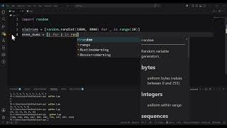 Learn Python: list comprehension #38