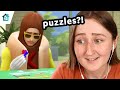 i tried only making money from PUZZLES in the sims