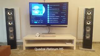 Quadral Platinum M5  vs Monitor Audio Silver RX8