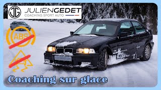 Pilotage sur glace ! Julien Gedet - Circuit de Flaine