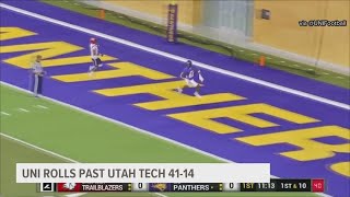 University of Northern Iowa football rolls past Utah Tech 41-14