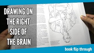 Drawing on the Right Side of the Brain (Drawing Book Flip Through)