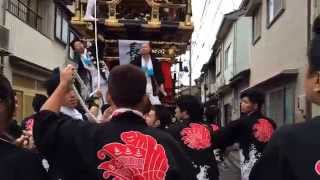 新湊曳山祭り2014新湊西部中学校校歌 歌詞付き【長徳寺】