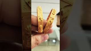 Bombay design design bangle Chudi Hallmark 18carat gold#trending #viralvideo#subscribe#goldjewellery