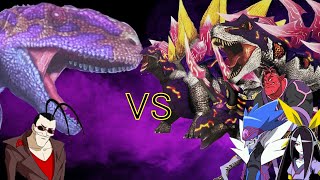 【Dinosaur King】超アクトラジャサウルス激闘！ザンジャーク! SuperAlphaRajasaurusVS Fierce Fight! Space Pirate!【恐竜キング】